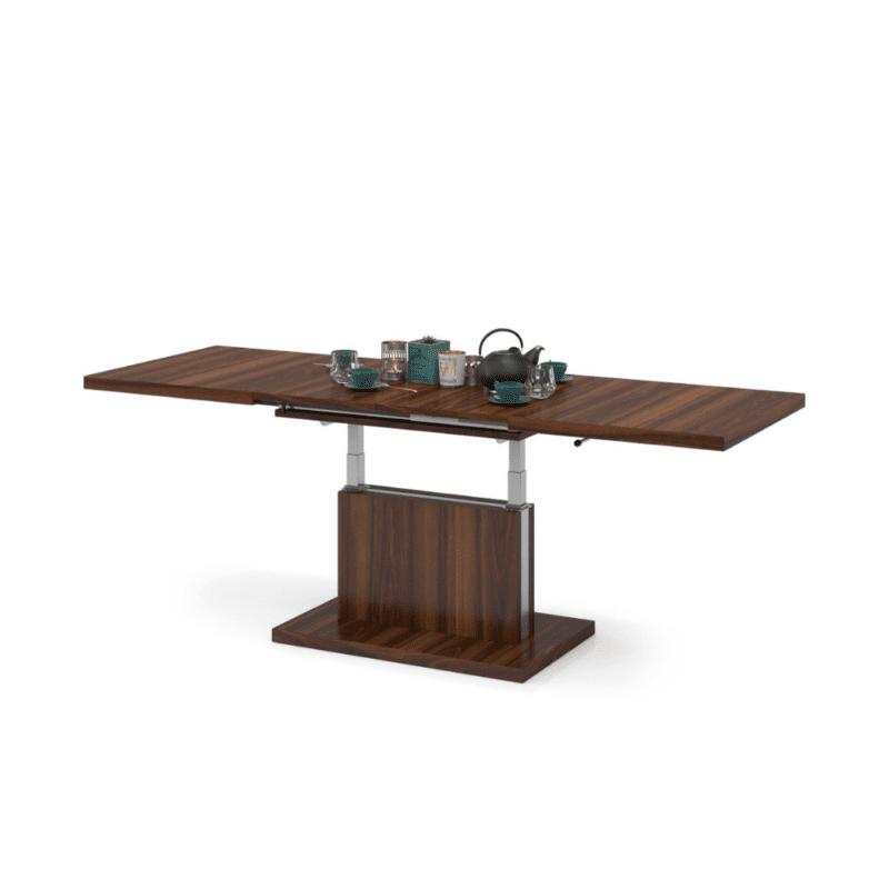 2-i-1 sofabord og spisebord med pneumatisk løft