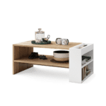 Sofabord i Wotan eg og hvid mat