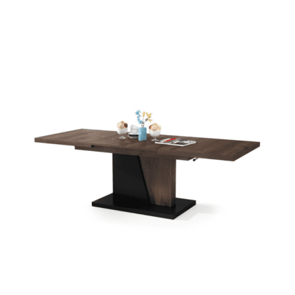 GRAND NOIR – moderne 2-i-1 bord i brun eg og sort