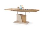 GRAND NOIR – lyst og varmt 2-i-1 bord i Artisan Eg og beige