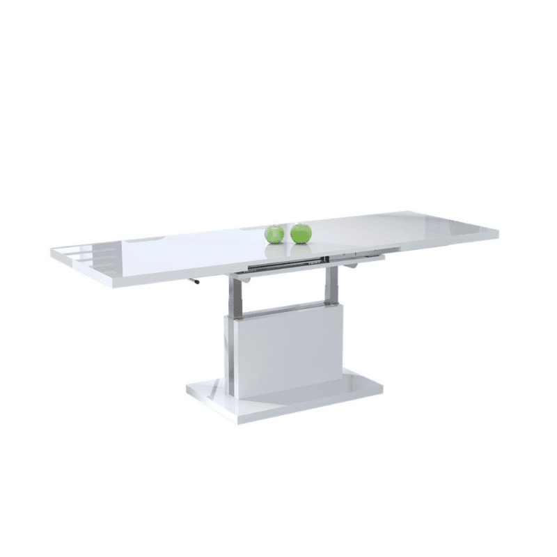 Multifunktionelt spisebord og sofabord i ét: ASTON Højglans