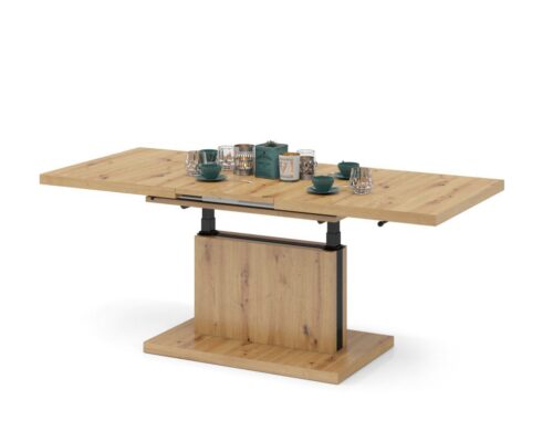 Højdejusterbart Spisebord ASTON | 120-200 cm – Artisan Eg