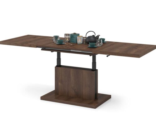 2-i-1 sofabord og spisebord med pneumatisk løft