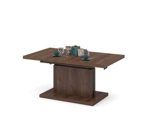 ASTON – 2-i-1 bord i mørk og karakterfuld Brun Eg