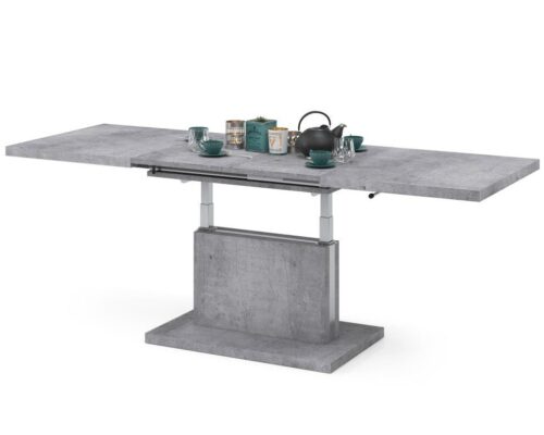 2-i-1 sofabord og spisebord med pneumatisk løft