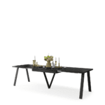 AVERY Matsort Spisebord 140-290 cm | Moderne Loft-stil