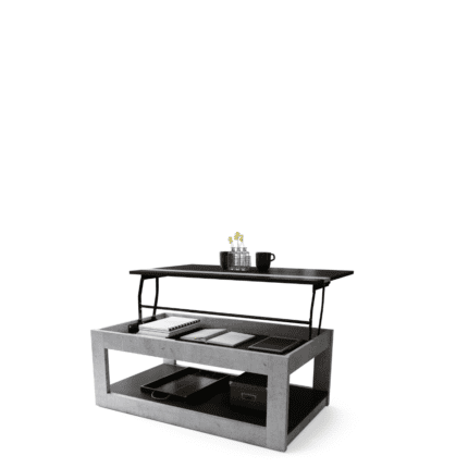 Køb LUSSO sofabord – 112 cm med hjul & opbevaring