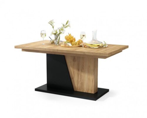 Spisebord med synkront udtræk