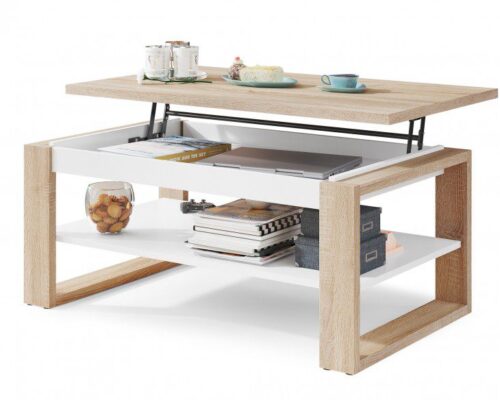 NUO – moderne hæve-/sænke sofabord 110 cm