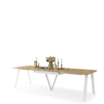 Spisebord med udtræk