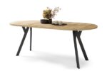Rundt spisebord med udtræk 100-200 cm