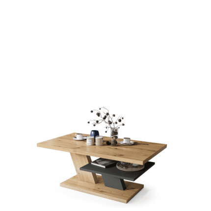 Sofabord med hylde CLIFF