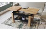 Sofabord ASTORIA Gylden Eg Sort - Billede 3