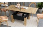 Sofabord OSLO Artisan Eg Sort - Billede 6