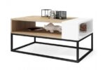 Sofabord LYNX Sonoma Eg Hvid - Billede 2