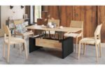 Sofabord SPACE Gylden Eg Sort - Billede 7