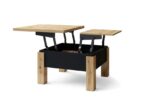 Sofabord OSLO Artisan Eg Sort - Billede 4