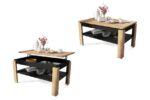 Sofabord ASTIP Gylden Craft Eg Sort - Billede 2