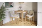 Spisebord FONTE Artisan Beige - Billede 4