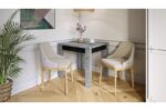 Spisebord FONTE Beton Sort - Billede 4