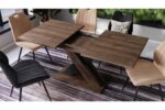 Spisebord KARO Brun Eg Sort 140-180 cm - Billede 8