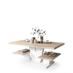 Moderne sofabord med hylder