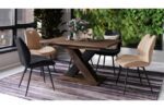 Spisebord KARO Brun Eg Sort 140-180 cm - Billede 9