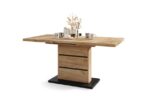 Spisebord PIANO Craft Eg Sort 120 - 160 - 200 cm - Billede 3
