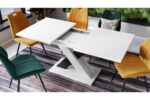 Spisebord KARO Hvid Sort 140-180 cm - Billede 8