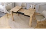 Spisebord FONTE Gylden Eg Sort - Billede 8