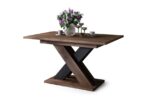 Spisebord KARO Brun Eg Sort 140-180 cm - Billede 4
