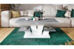 Sofabord VIVA MAT Beton Hvid - Billede 3