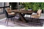 Spisebord KARO Brun Eg Sort 140-180 cm - Billede 7