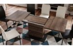 Spisebord PIANO Brun Eg 120 - 160 - 200 cm - Billede 5